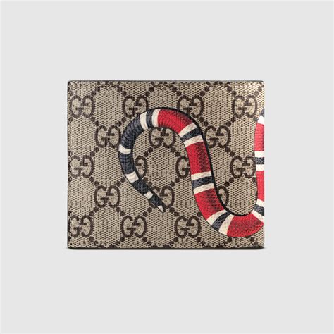 gucci snake wallet mens|gucci snake coin wallet.